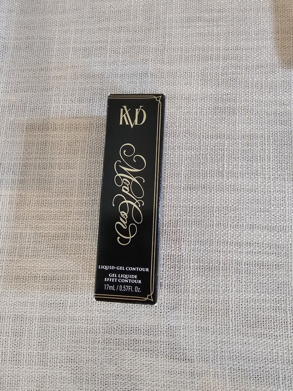 KVD Vegan Beauty Liquid-Gel Contour - Black & Gold Packaging